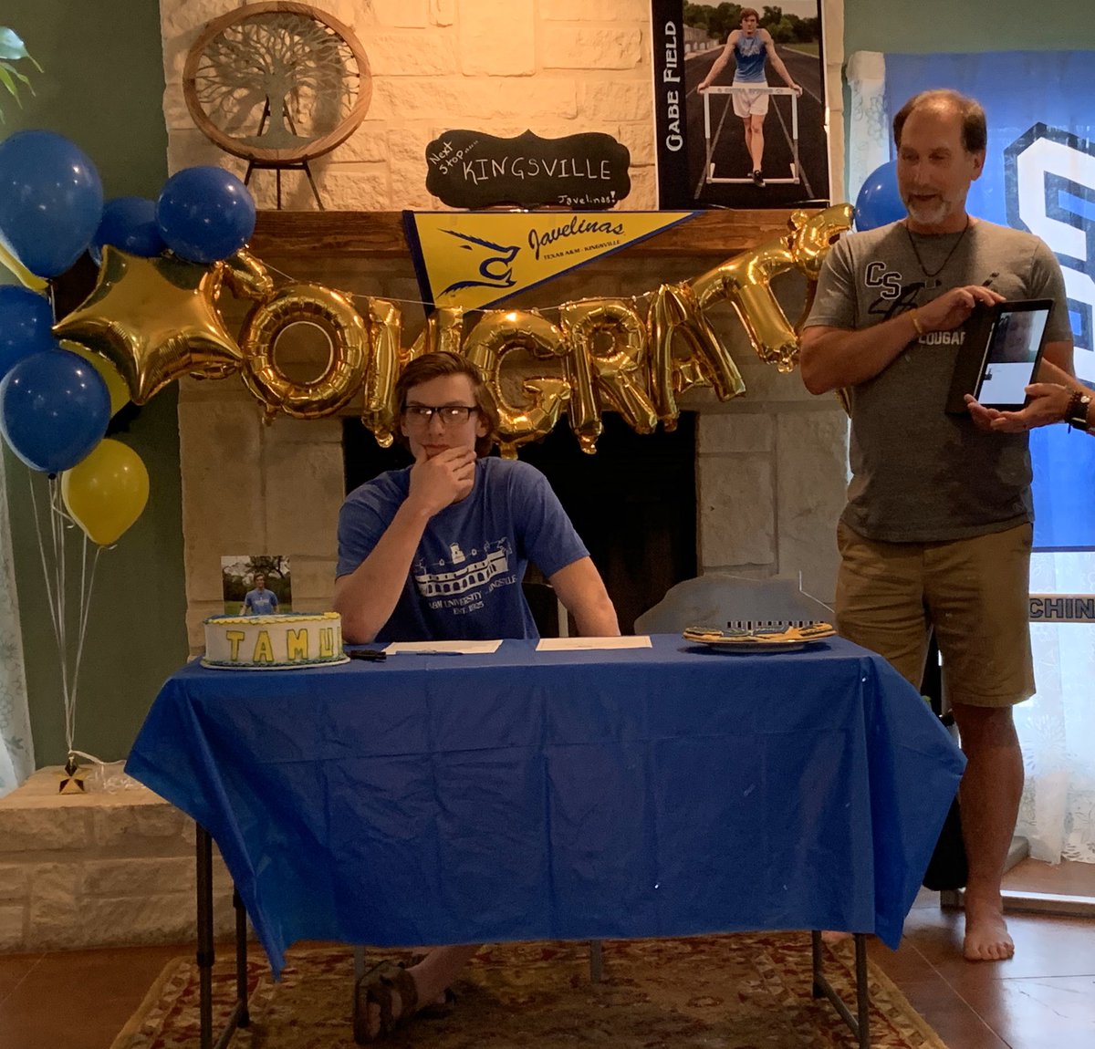 sjgCougars's tweet photo. Congratulations Gaby Baby on committing to run for A&amp;M Kingsville!  Run Gabe Run..... https://t.co/Jln6b3fPs4
