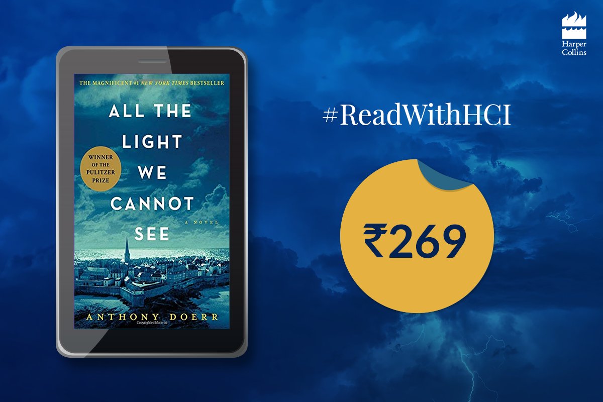 HarperCollinsIN's tweet photo. .@DoerrTorresal is here with another mesmerizing read that's bound to leave you captivated. #ReadWithHCI The Pulitzer Prize-winning novel #AllTheLightWeCannotSee.
Download the #ebook: https://t.co/rijeE8eHqc
Find more eBooks here: https://t.co/2slog5AmYN
#BookTwitter https://t.co/iSGAgODqiK