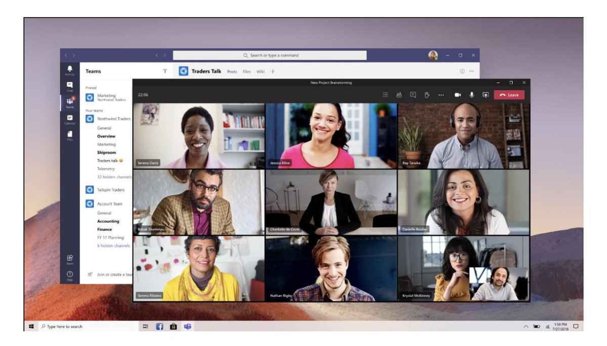 Coming in June: ⁦<a href="/MicrosoftTeams/">Microsoft Teams</a>⁩ meeting controls move to the top right so they don’t block content and always appear available. I like it!
