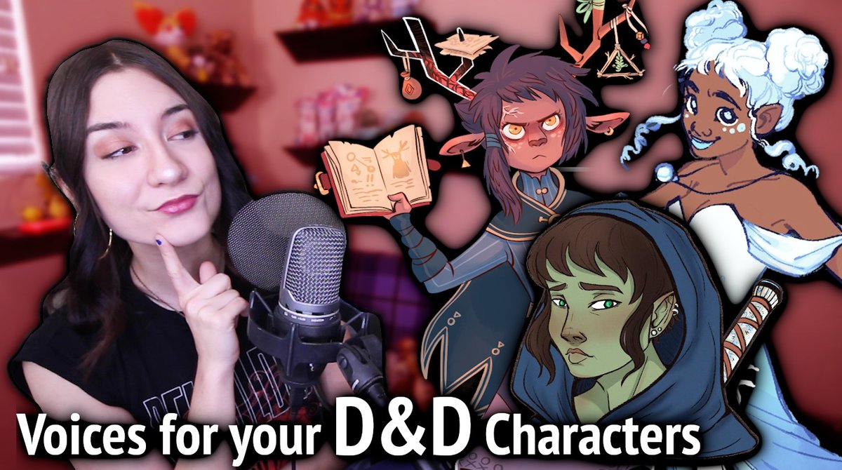 BrizzyVoices's tweet photo. NEW VIDEO where I make up VOICES for your D&amp;D characters! 😆🐲⚔️🎲

Shout out to @Jenirah for the suggestion!

If the video gets 10,000 Likes I'll do a Part 2. 💙

@Wizards_DnD 
https://t.co/PyB5audsQS https://t.co/9NZN8akGIo