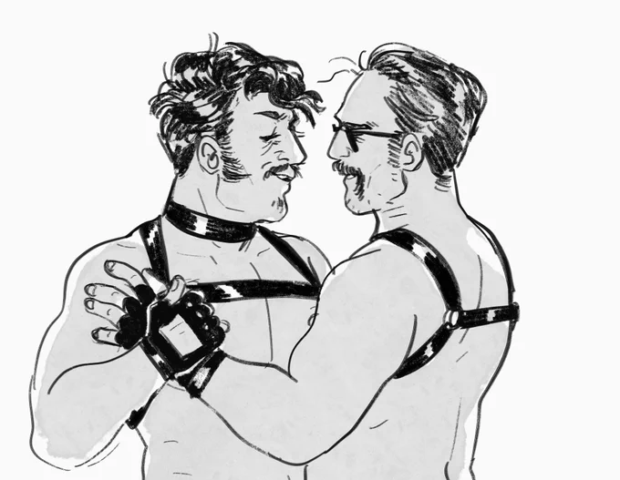 a day belated, but happy 100th birthday tom of finland......some work inspired by his, will always be one of my fav artists ? 