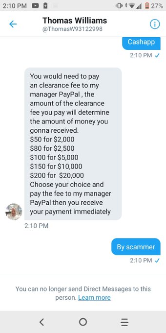 Another scammer love    Don't DM me if your a scammer u will be exposed and I will block u.and to my<a href="/tag/nudes"class="tags"><span>#nudes</span></a><a href="/tag/paytoplay"class="tags"><span>#paytoplay</span></a><a href="/tag/premium"class="tags"><span>#premium</span></a>