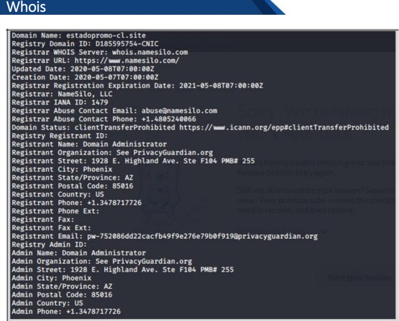 ANCIChile's tweet photo. 8FFR20-00402-01 #CSIRT comparte información sobre sitio bancario fraudulento. La información está disponible en https://t.co/MCMbsmuRij
Más alertas y vulnerabilidades en https://t.co/TwzynO2d2k
#csirtgob #ciberseguridadparaTI #phihing https://t.co/JxVibxLCb6