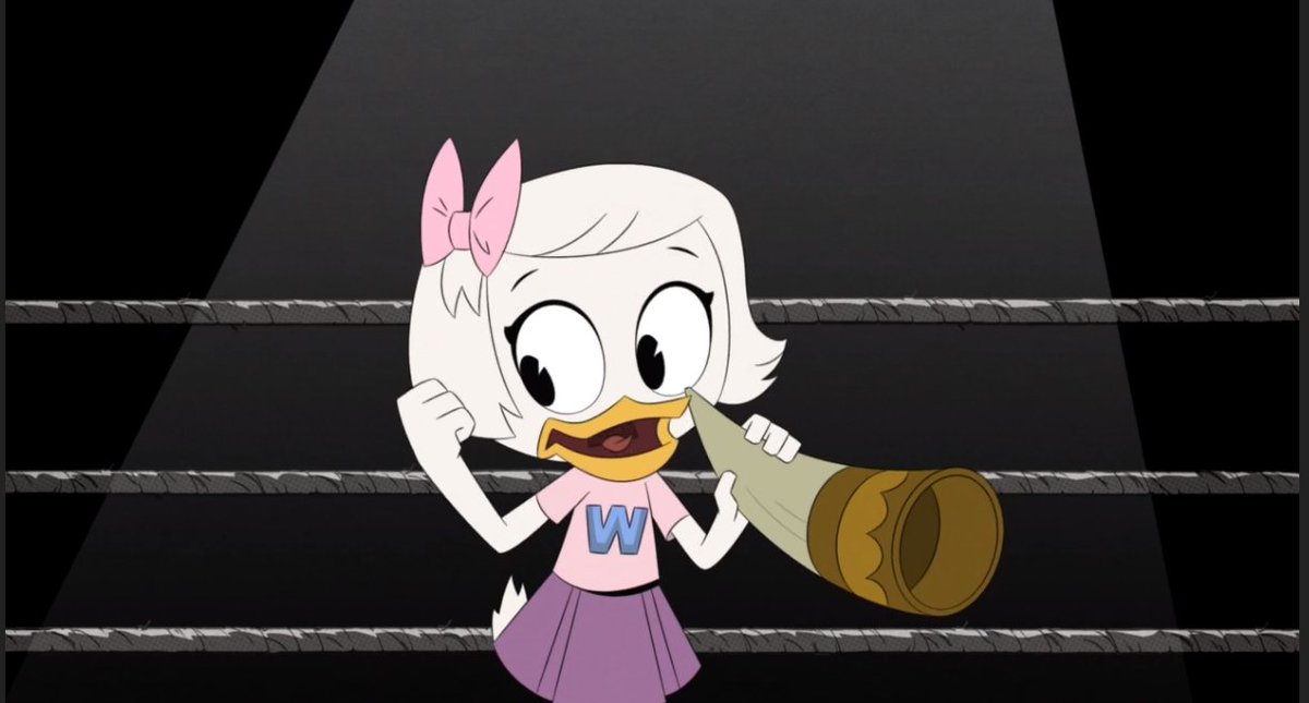 Bonus during her promo Webby refers to her fists as "Lady Haymaker" and "The Duchess of Whaling'" Sylvia refers to her fists by the same names in the Disney series Wander Over Yonder.
