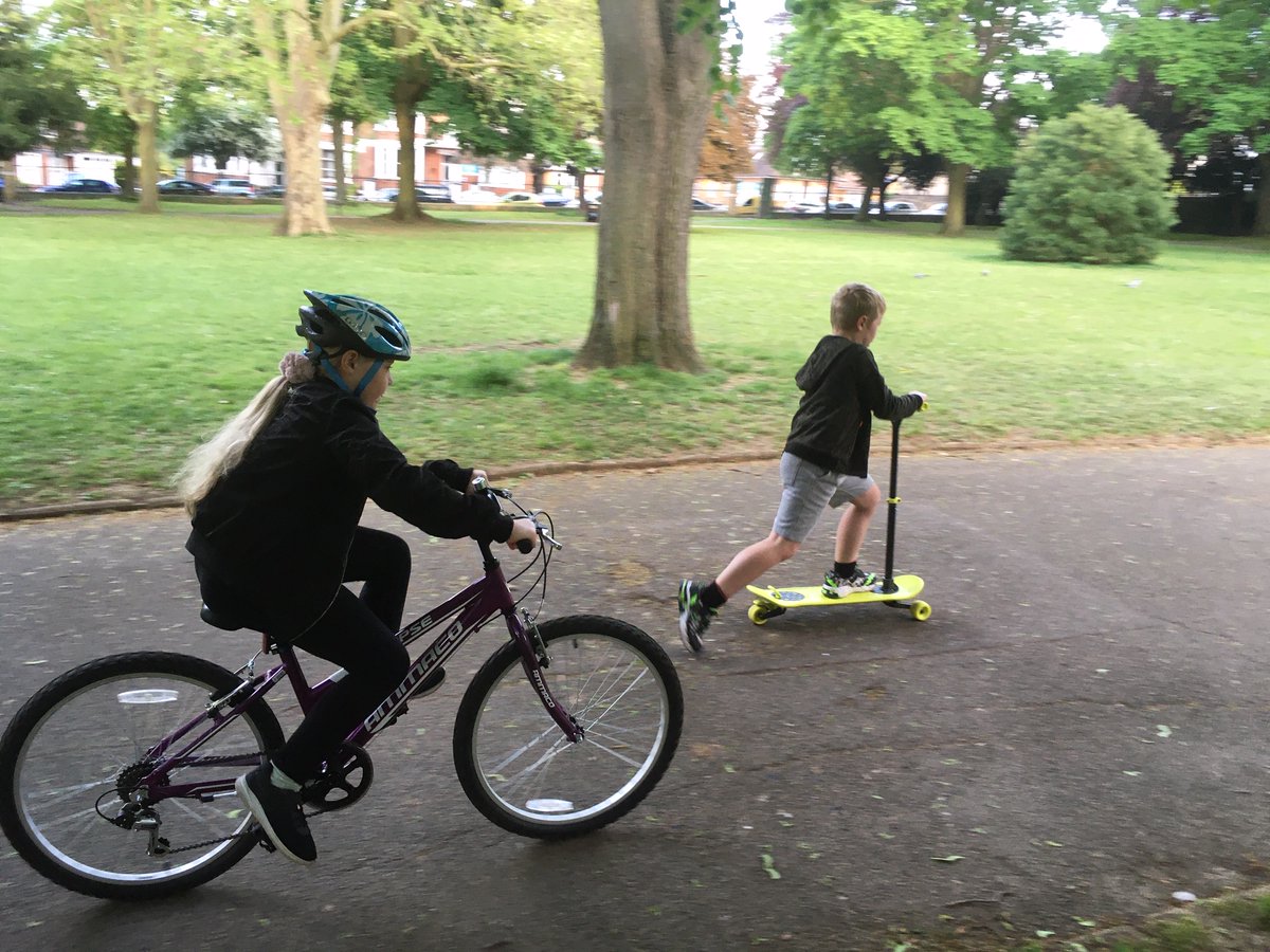 monkey_norris's tweet photo. @ByronSchool We completed our miles this evening - when it was quieter and cooler!  Well done everyone and thank you NHS! xxxx https://t.co/HLqWRnZrO6