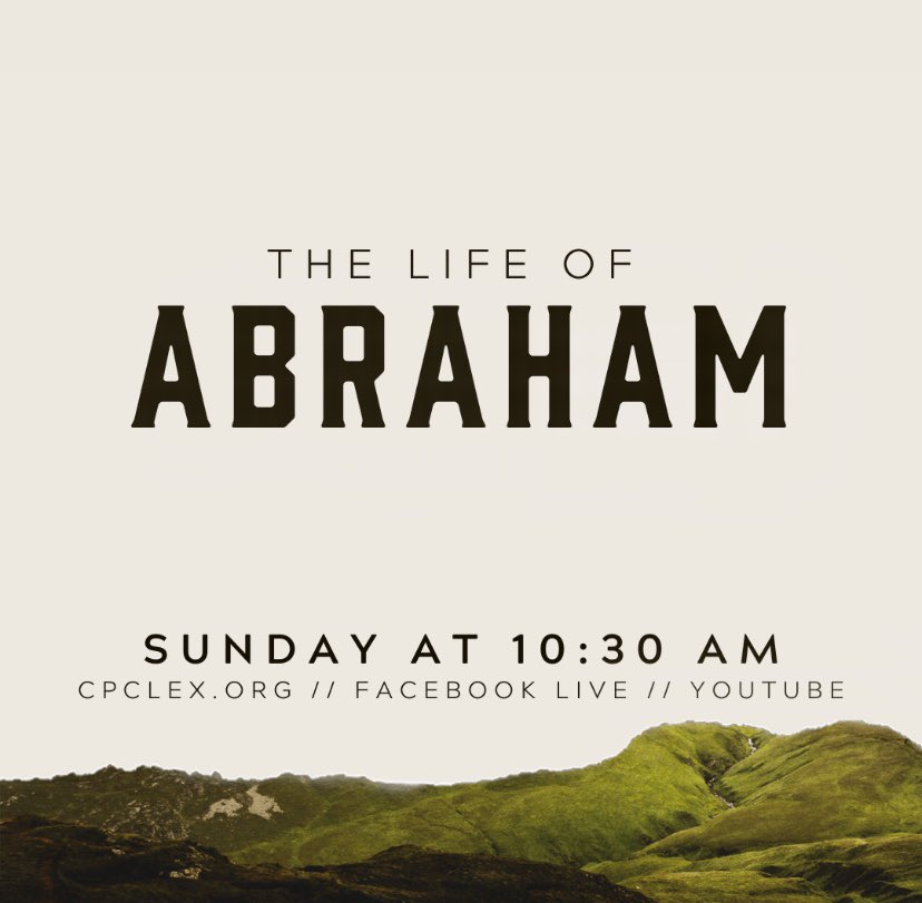 TimJParsons's tweet photo. How should I go about looking for the person God wants me to spend the rest of my life with in marriage?  How can I help my kids with this huge decision?  This week we learn from Abraham as he helps Isaac find a wife. Sunday at 10:30a - https://t.co/6BcsM2bov7 @CPCLex @CollegeCPC https://t.co/uUyqR6Tm7C