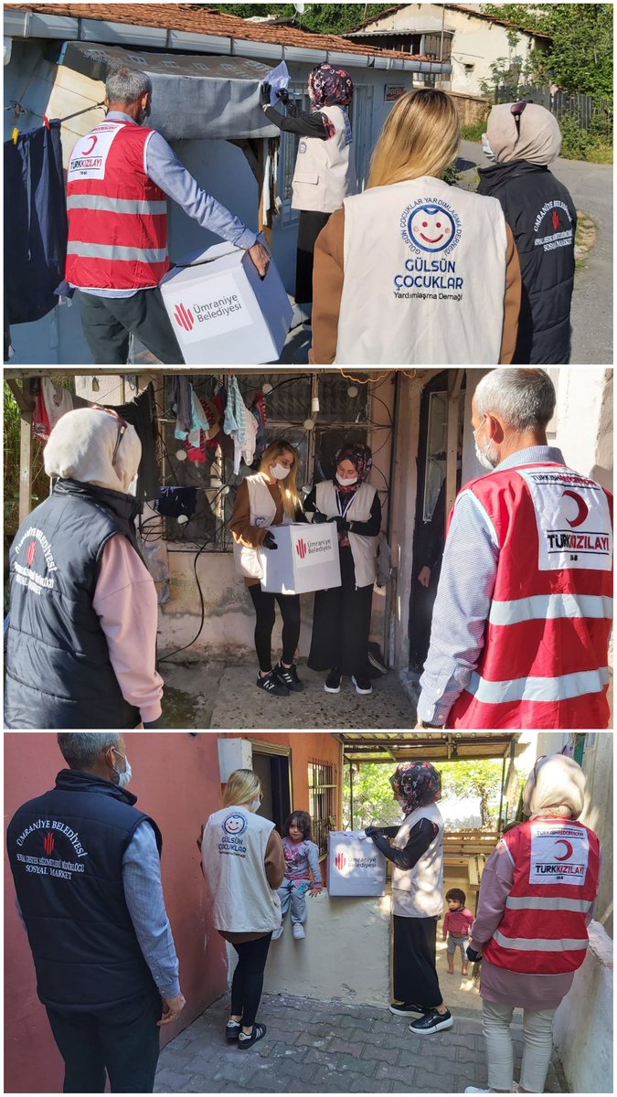 Kızılay, Ümraniye Belediyesi, Vefa Grubu ve Gülsün Çocuklar Derneği Ortak Gıda Destek Çalışması Devam Ediyor
.
.
@umraniyebeltr
@suleymaneminkap
@ismetyildirimtr
@suat_dervisoglu
@TC_Umraniye
@Kizilay
@CemaliErgul

.
#VSDG
#vefasosyaldestekgrubu
#bizbizeyeterizturkiyem 
#Ramazan