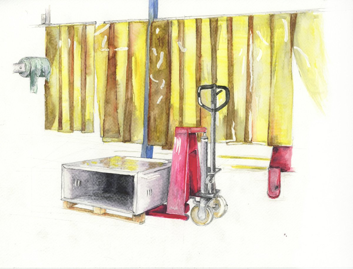 _Nicola_Ellis_'s tweet photo. #returntoritherdon #artistplacement #artinmanufacturing #welding #weldingbooth #weldingscreen #pumptruck #steel #enclosures #drawing #painting #ink #watercolours #factory
@Ritherdon https://t.co/DhDijIdy9j