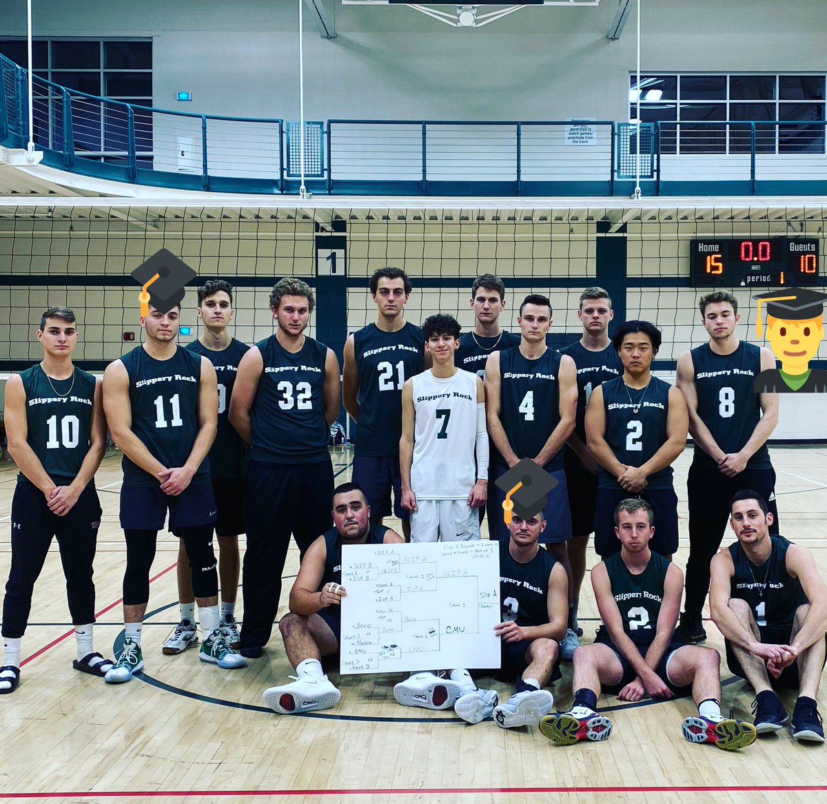 srumensvball's tweet photo. Goodbye seniors☹️☹️ Unfortunate how this turn of events has left us with multiple missed opportunities this year BUT “The Fellaz” will carry on! https://t.co/i1kobTP5ae