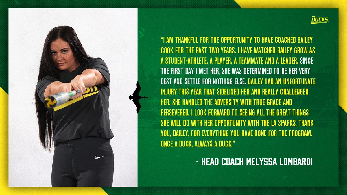 OregonSB's tweet photo. A senior send off message from head coach @MelyssaLombardi. #GoDucks https://t.co/6mpjlBRRjp