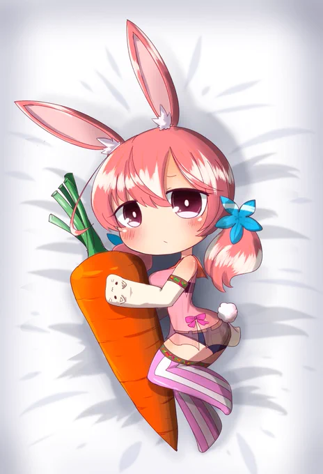 ニンジンの抱き枕
#ふたばあーと 