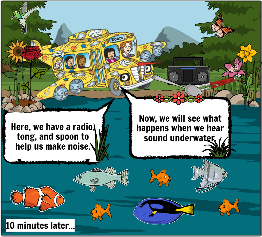 shobica_wadhwa's tweet photo. Bringing creativity and digitally modeling sound waves through @StoryboardThat along with short narrative highlighting the concept #remotelearning #MagicSchoolBusFans #LearningFromStudents #NGSS 🔊🔊 https://t.co/038hdlbpim