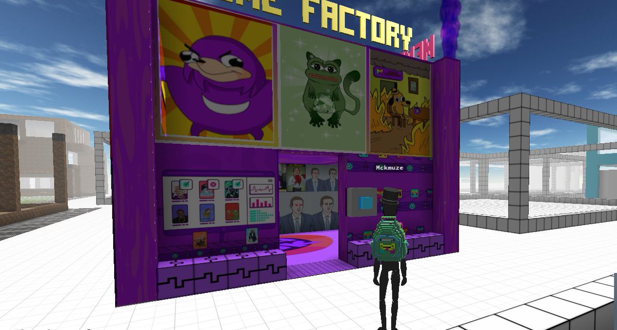 rubbenberry's tweet photo. @district0x You forgot the most important announcement! Dank AF @MemeFactory0x backpacks for Cryptovoxels 😮😎

https://t.co/o8Zi23S2F6 https://t.co/2S1abEX8mO