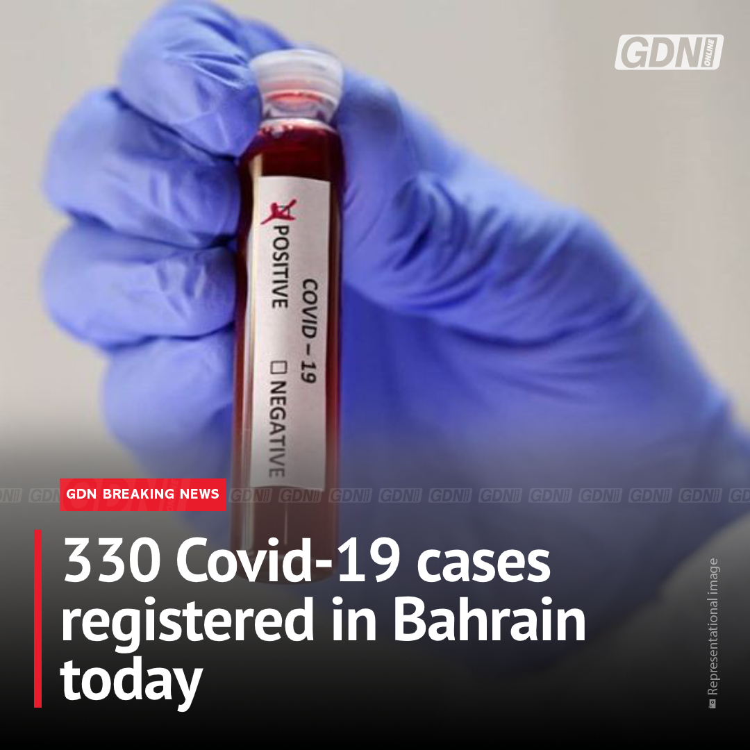 GDNonline's tweet photo. A total of 330 new Coronavirus Disease (Covid-19) cases were registered in Bahrain today (May 9) 

https://t.co/xfQ8YnSkcC

#Bahrain #Covid19 #CoronaVirus #CoronavirusPandemic #Covid_19 #Corona https://t.co/1XtOHThHUT
