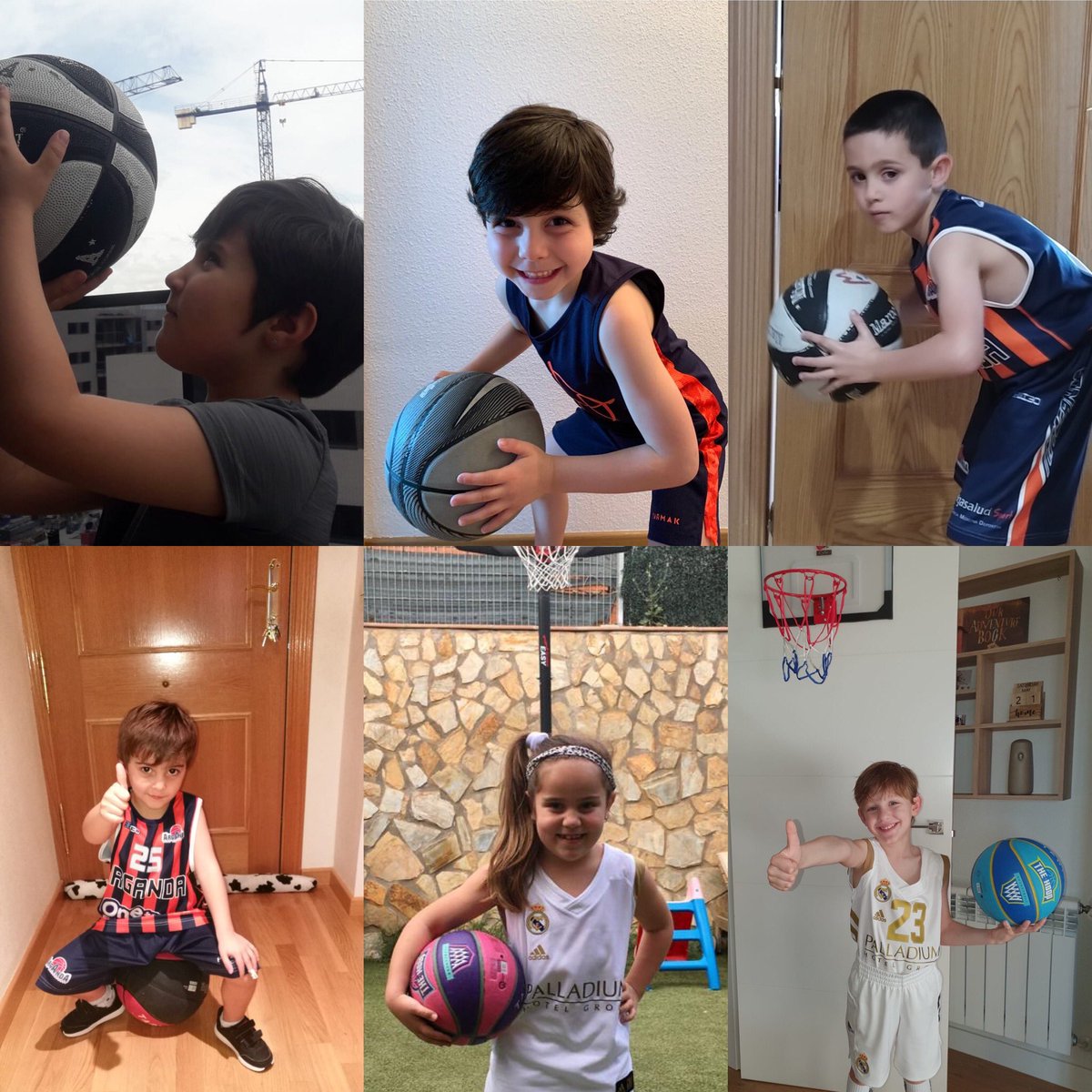 baloncesarganda's tweet photo. Nuestros babys no tienen físico, pero siguen entrenando en casa! Mucho ánimo peques, ya queda menos #cbarganda #baloncesto #entrenoencasa https://t.co/WGfGoVGQdf