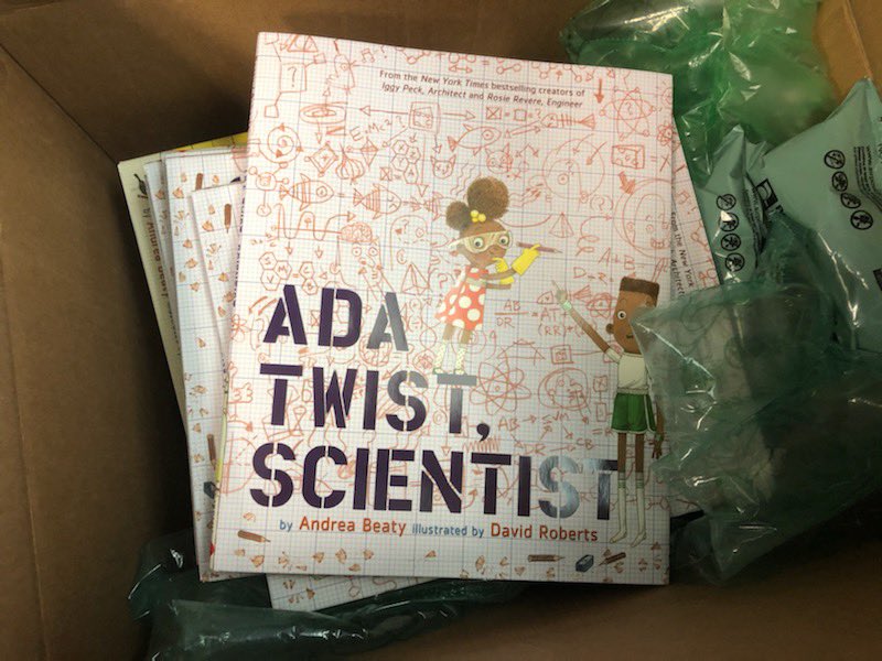 KathrynM101's tweet photo. One of the book titles ordered from @BookmarksNC for all of our classroom libraries! @moore_magnet @TechTerraEd @yaleab27 #readMoore #MooreTogether #MooreMaker https://t.co/qyaLphrQdZ