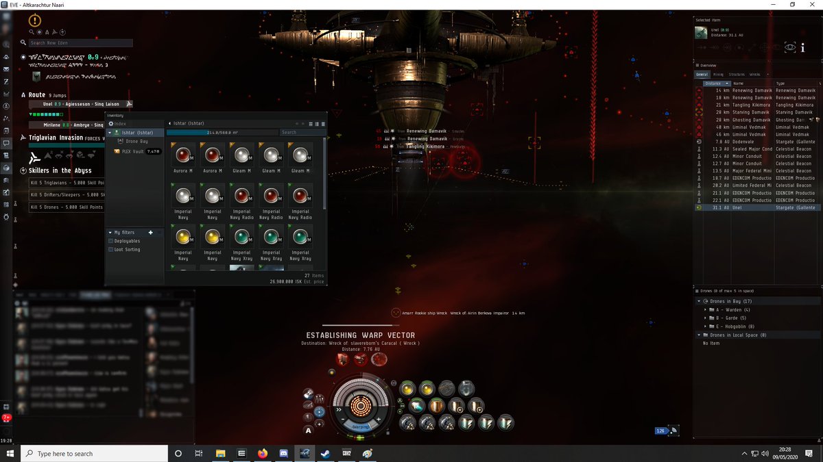_energycore's tweet photo. @EveOnline Just Eve Things - Triglavians griefing Rookies in a system where it's against ToS to grief rookies (Chandelain) https://t.co/lneCWcGMsk