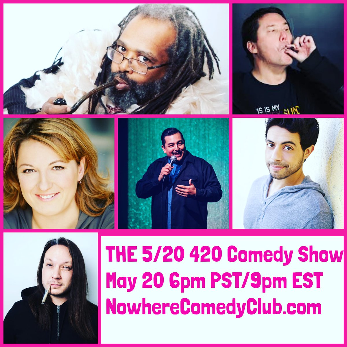 ngaio420's tweet photo. Me, @bengleib , @jackiekashian , @DougBenson , @SammyObeid , @HighBS and Al Gonzales are throwing a party! Come by and say high! #420  https://t.co/kQZ7iv51Wc https://t.co/V946szDYVU