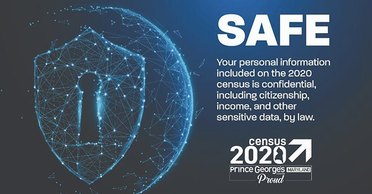 CEXAlsobrooks's tweet image. The Census is safe and secure to complete. Your personal information is confidential and protected by law. Help your community receive the resources it deserves by completing your Census today at my2020census.gov. #ProudtoBeCounted #PGCensus2020 #CountDMVin