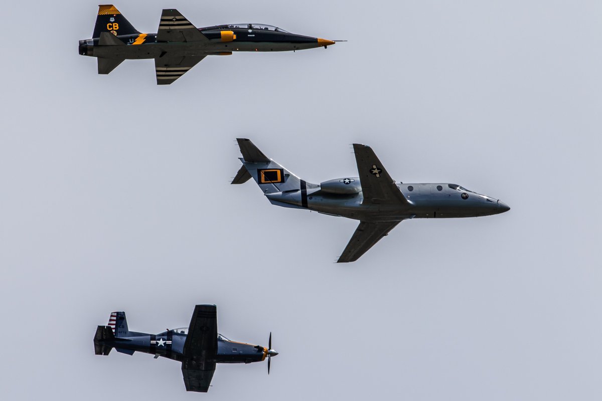 wxprof's tweet image. Hero Support Flyover for Starkville, MS provided by the Columbus, MS Air Force Base (05-09-2020).