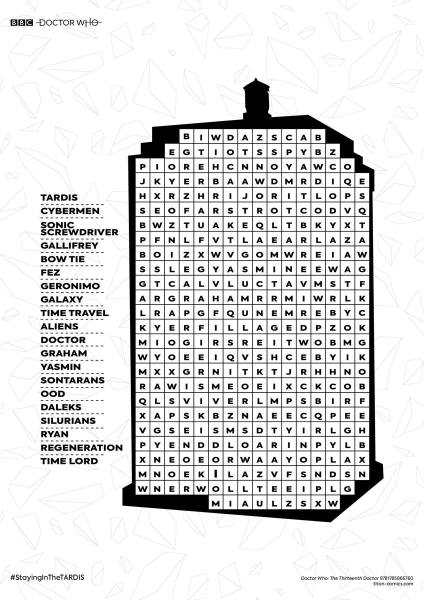 Doctor Who Can You Find All Of The Hidden Doctorwho Words Within The Tardis Get This Bigger On The Inside Word Search And More Stayinginthetardis Activities T Co Krldsdm9e4 T Co 0ziyugaipe