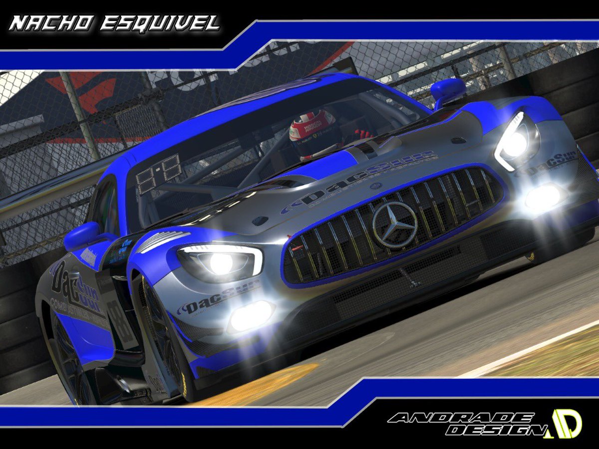 na_esquivel's tweet photo. Vamos a estar corriendo el campeonato de GT3 en iRacing de @ProDriversOK .!
.
.
Gracias a los amigos de #Dacsur @aguss.rodriguez por dejarnos llevar los colores❤️
.
.
Excelente trabajo de @nawe1308.sl en el diseño, quedo espectacular!! https://t.co/eOjFJZhZno