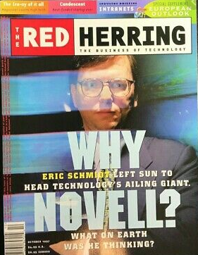 Pre-Google, Schmidt ran Novell, which was an antagonist in US v Microsoft. He watched in awe as a company which many thought was unstoppable was severely hobbled in the late 90s (creating oxygen for Google's rise). In '01, anti-Microsoft pal/battle buddy John Doerr recruited him.