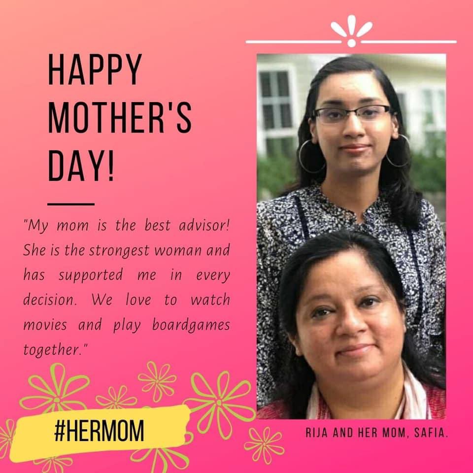 HerCampusDePaul's tweet photo. Another round of our writers sharing their lovely mothers!!! How are you spending the day tomorrow?💞 #HerMom https://t.co/ziaAMbUGtd