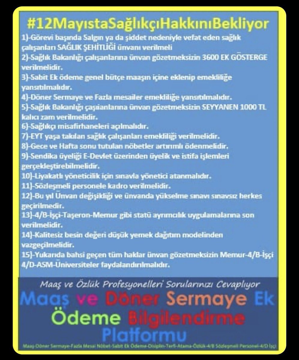 ilkayar5's tweet photo. #12MayısTalebimiz https://t.co/tcDjxGMcZd