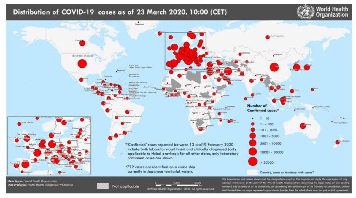 BD_AloronTeam's tweet photo. 📰 #BreakingNews #News
The new coronavirus that first emerged in central China's Hubei province has already spread to all continents except Antarctica.
→https://t.co/VU36pSXp1X

[#Covid_19 #virus 
[ #coronavirus #Wuhan 
[  #worldmap #China #Corona ] https://t.co/L2G2OMH13C