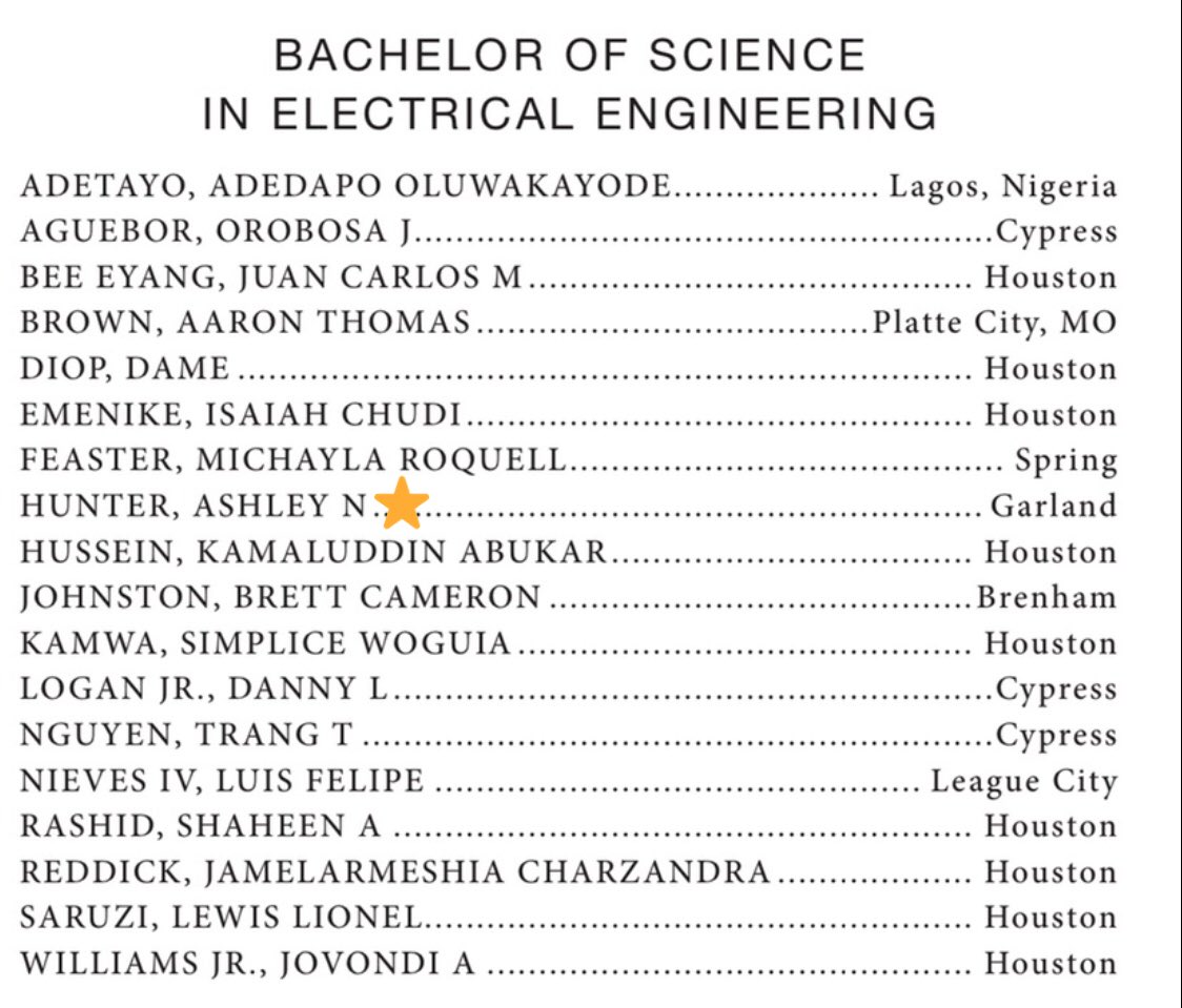 ayy_ashley's tweet photo. Iβm really an alumna of PV πππ God is SO good!#blackfemaleengineer π https://t.co/N21HI371nA