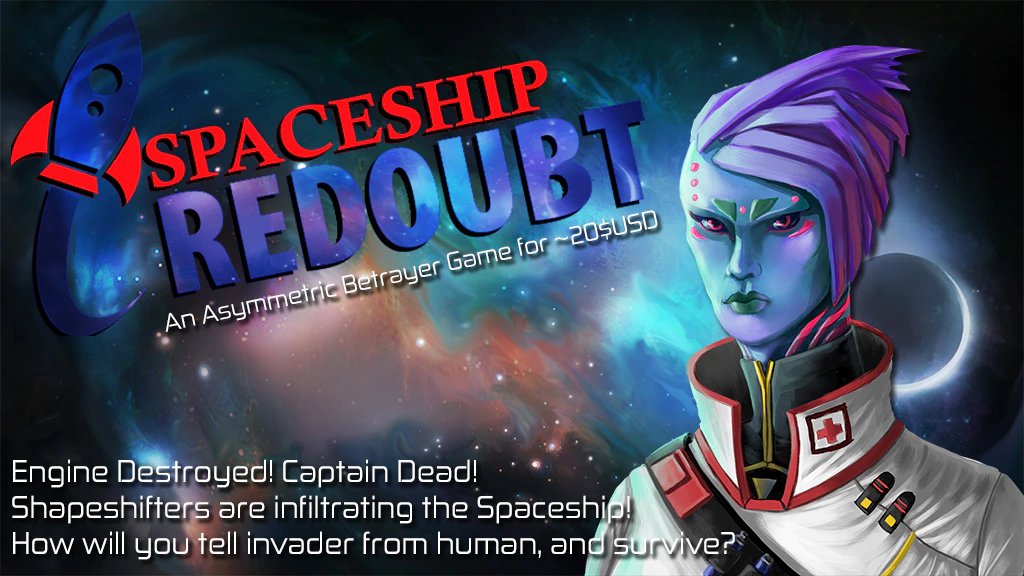Keith D. Franks has a Kickstarter for Spaceship Redoubt- An asymmetric betrayer game! Grab it here: kickstarter.com/projects/cutla…
