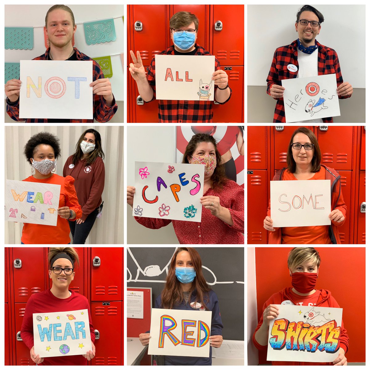 ErinMateyak's tweet photo. So incredibly proud of this team and the resilience they have shown during these trying times 🎯  #worksomewhereyoulove #target #teamwork @erindeckertgt @Summer_K_W @Ukaplan_TGT @RickyVargas2 https://t.co/OC4kiJPqAt