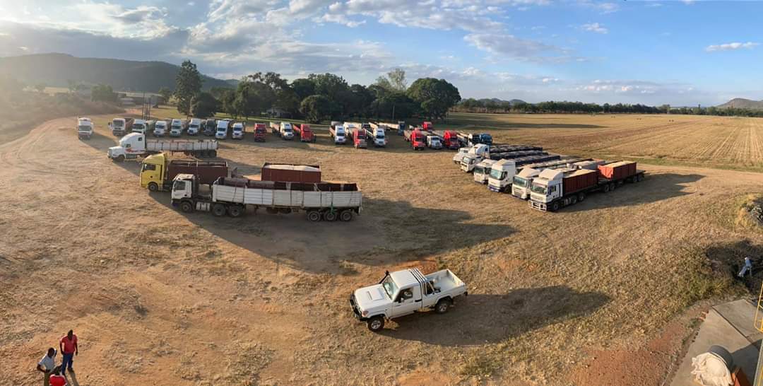 basera_john's tweet photo. 'We did it in 2016/17&amp; it can be done',  is our creed. 
Maize harvesting, drying and bulk loading in Mash West. We need 100 such anchor farmers to meet our annual 2.0 million ton requirement. 'Exporting again' certainly is not an 'air castle'. It can be done! https://t.co/Pz32IdfQgI
