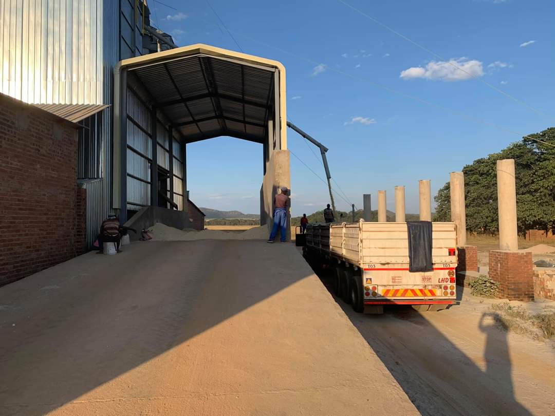 basera_john's tweet photo. 'We did it in 2016/17&amp; it can be done',  is our creed. 
Maize harvesting, drying and bulk loading in Mash West. We need 100 such anchor farmers to meet our annual 2.0 million ton requirement. 'Exporting again' certainly is not an 'air castle'. It can be done! https://t.co/Pz32IdfQgI