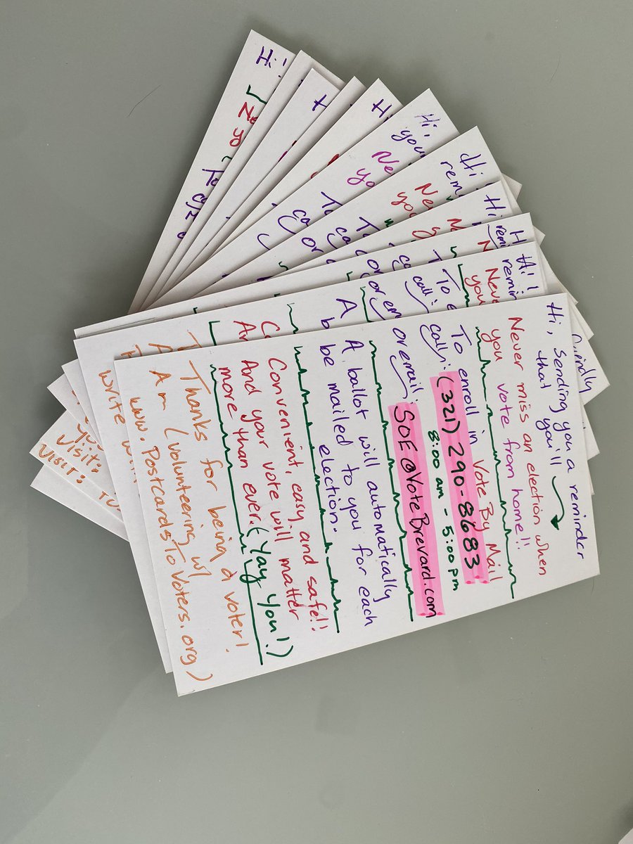 Vlinders18's tweet photo. Taking some positive action this weekend feels great!     #CrewInAction @MJHegarCrew  #PostcardsToVoters https://t.co/Vk5nlvgPCS