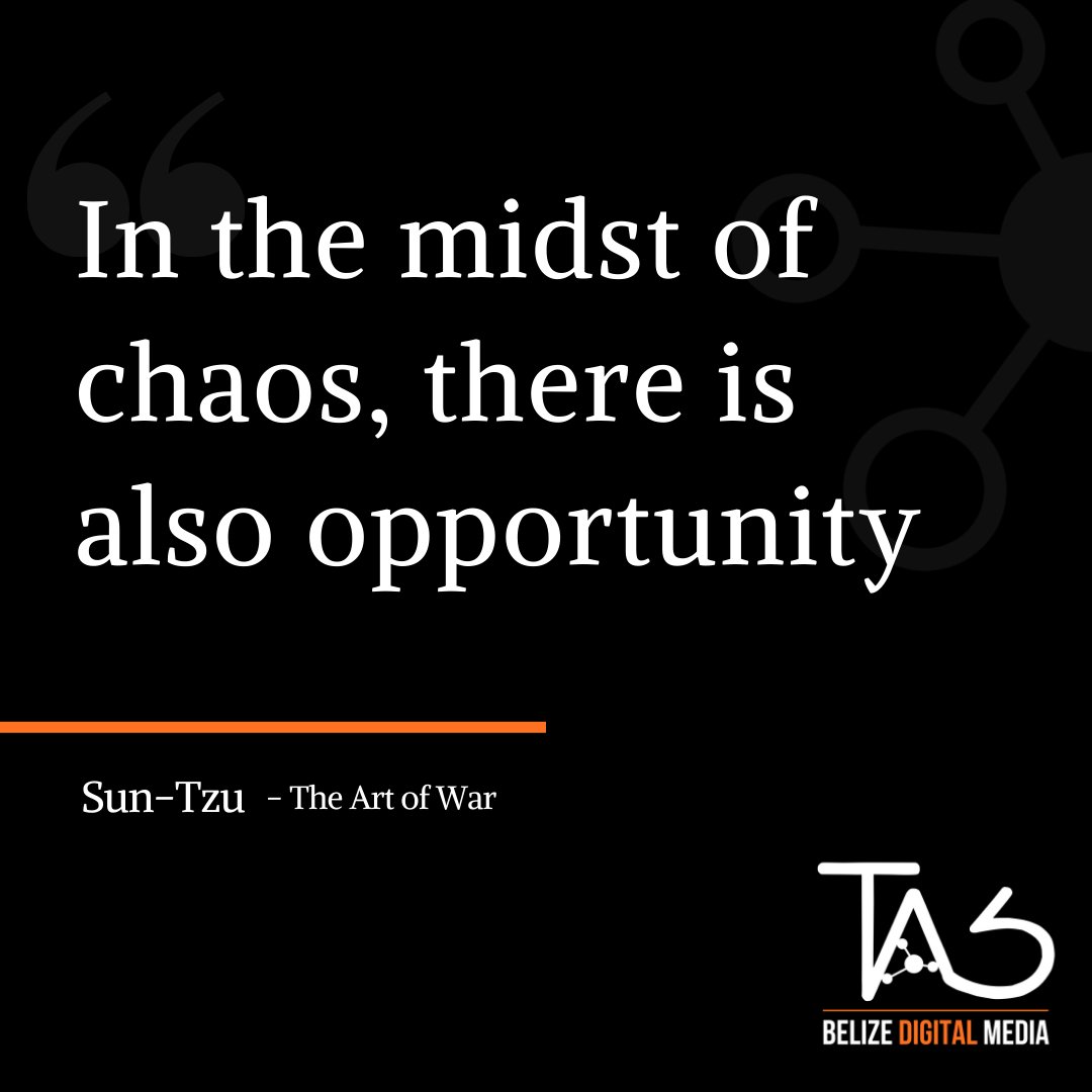 TASBelize's tweet photo. 🔸In these unprecedented times, it might be difficult to be optimistic. Try to step back and look at the overall picture. An opportunity might be hidden, an innovative solution might be found. Don't give up! 

#inspirationalquotes #entrepreneur #motivationalquotes #successtips https://t.co/P1gOK7uBSX