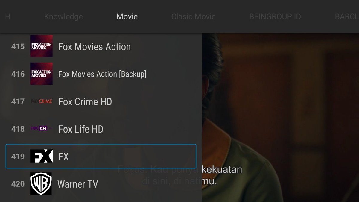 AbriantoRiski's tweet photo. Tambahan sedikit channel kategori Movie..
#Zaltvcode
#Zaltv https://t.co/2VdFCUKVys