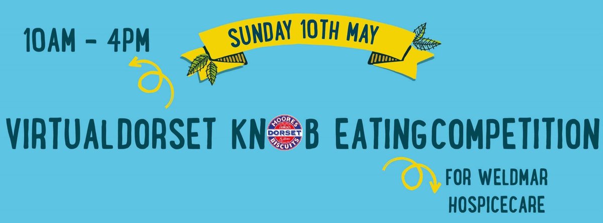 Not long to go now.... Don't forget watch the Dorset Knob Eating Competition tomorrow LIVE for Weldmar Hospice Care and all the amazing work they do. Watch here:
facebook.com/Dorsetteauk/