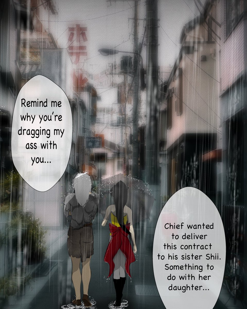 reigawa's tweet photo. Page experiment #digitalart #anime #animeart #illustration #digitalillustration #oc #originalcharacter #male #female #rain #CLIPSTUDIOPAINT #drawing #animepage #city #mangaart https://t.co/W71eymwDen