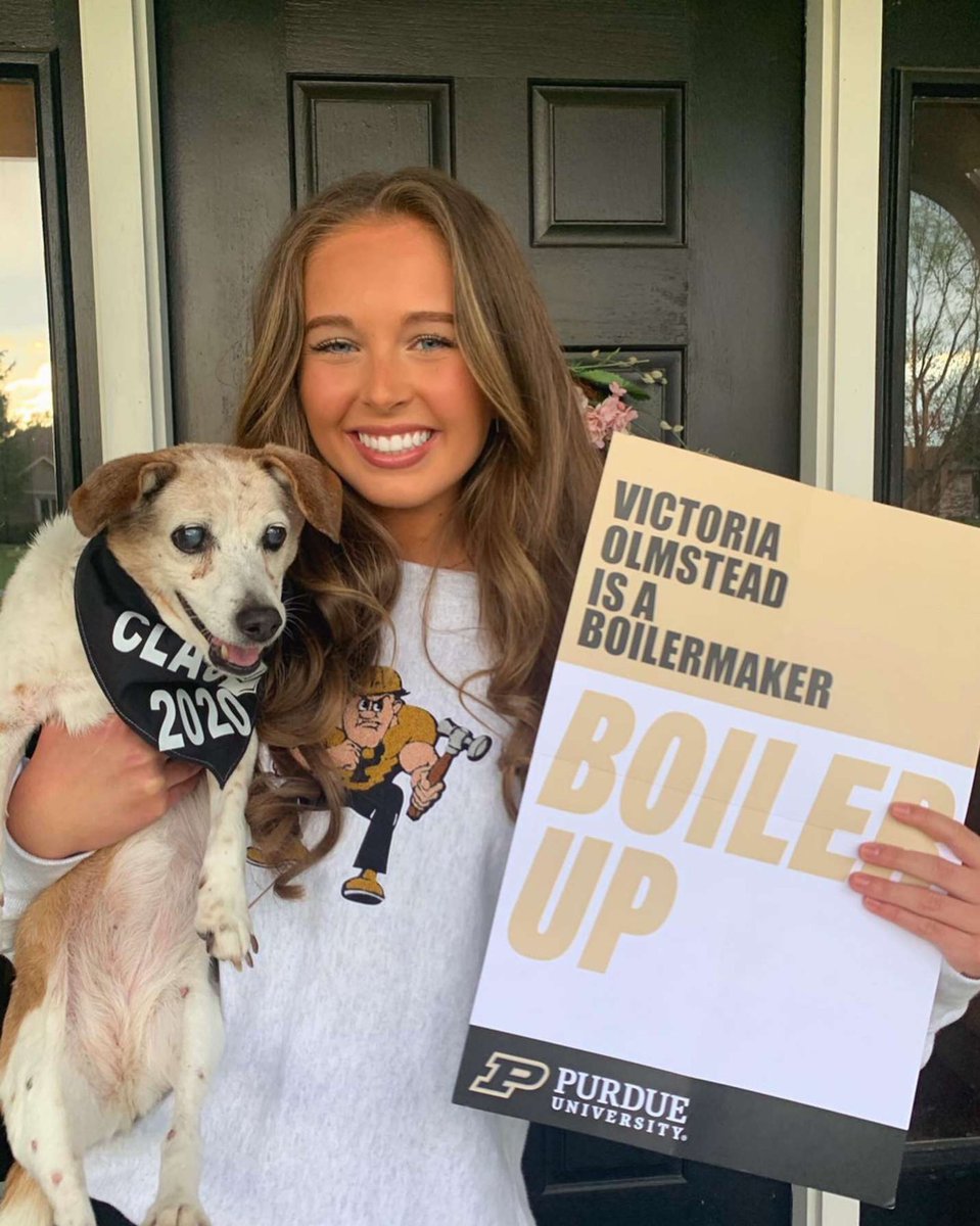 brownsburgAA's tweet photo. Congratulations to athletic ambassador @toriolmstead on heading to Purdue university  next year to major in Biology on a pre-dental track! #BoilerUp @bhsdogs @studentsbhs https://t.co/lbDLEJ8P9O