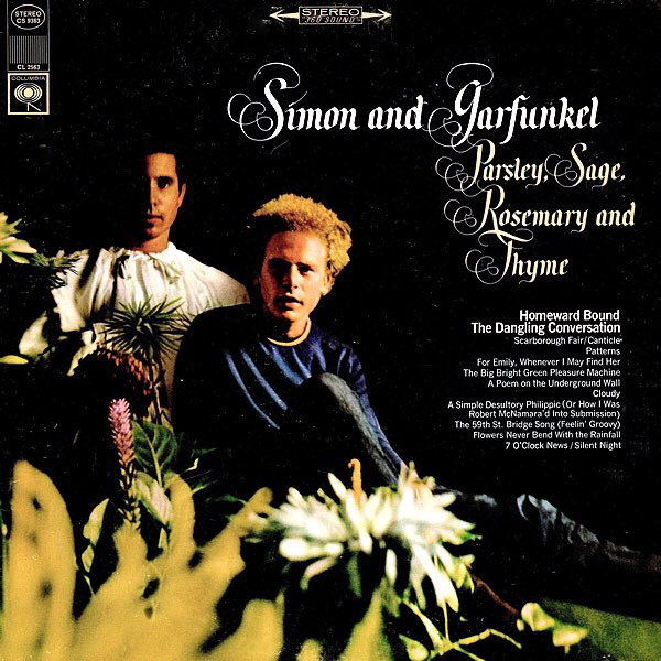 71. Simon and Garfunkel - Parsley, Sage, Rosemary and Thyme (1966) Genres: Folk Pop, Folk RockRating: ★★★★Note: They don’t miss!