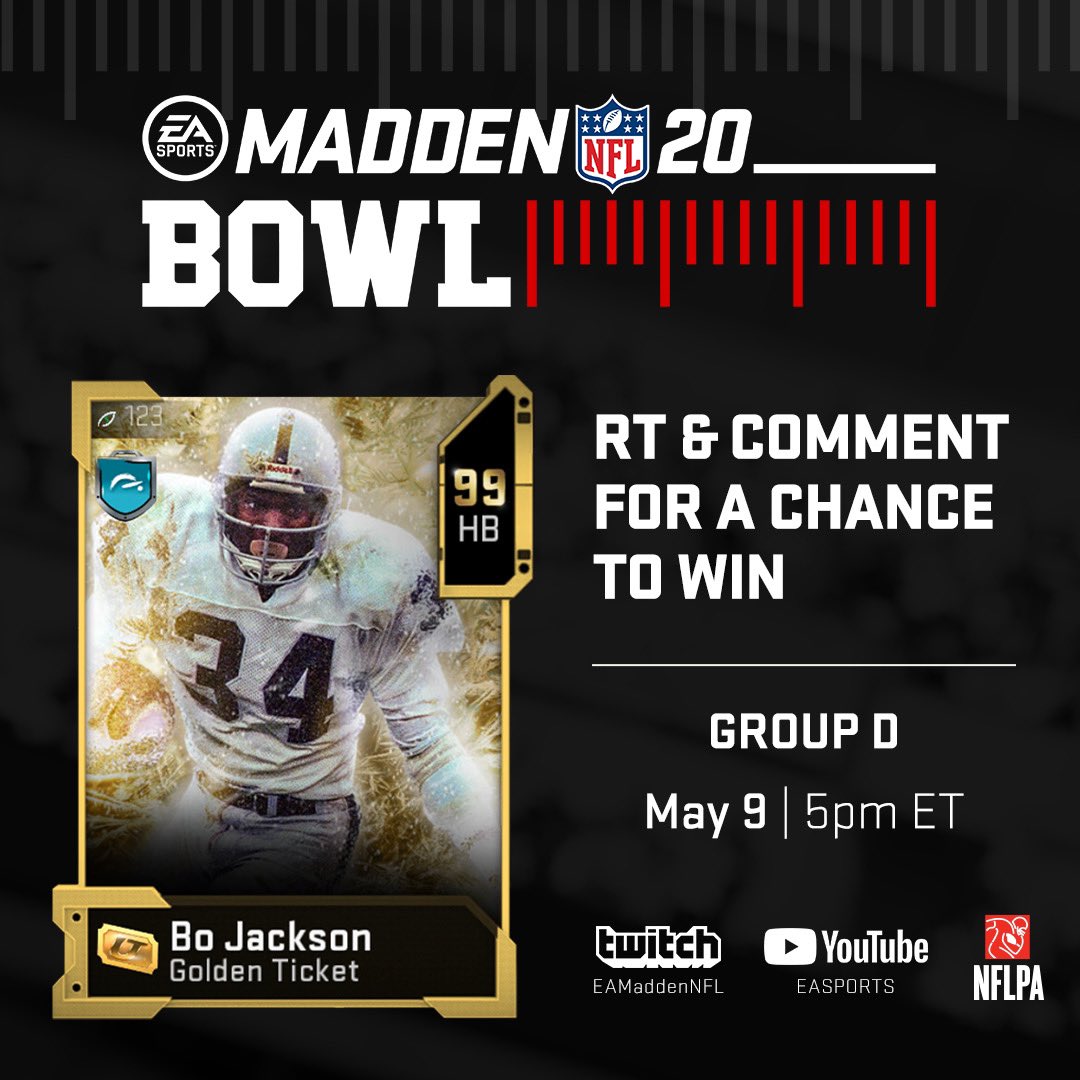 CJSaucee's tweet photo. You guys know what to do. Follow, retweet, comment! 

Thank you so much @EAMaddenNFL https://t.co/9koDQU5T2c
