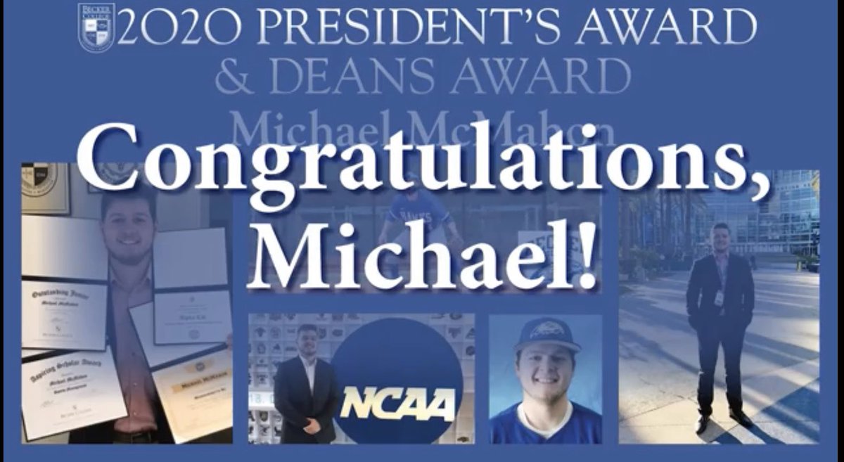 It is an extreme privilege and honor to become the first student in Becker College history to receive both the Presidents Award, and the Deans Award! Class of 2020, We Did It!!youtu.be/0YnQTNXSQw0 @DrNancyCrimmin <a href="/BeckerCollege/">Becker College</a> @BeckerAthletics <a href="/BeckerVPStuLife/">Frank Millerick</a> <a href="/Abelis44/">Andrea</a>