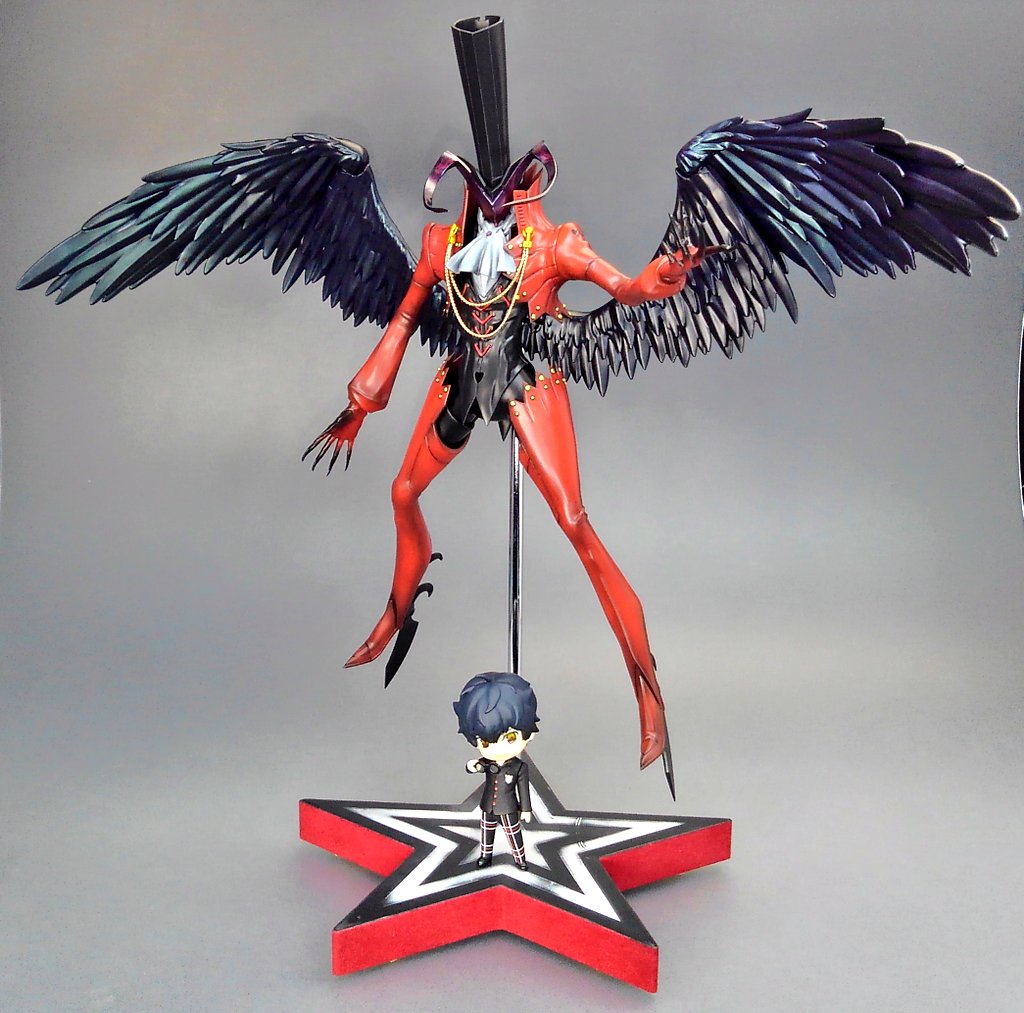 大騎 ﾊﾟﾊﾟﾓﾃﾞﾗｰ 完成しました タイトル Take Your Heart アオシマから発売されている ペルソナ5 主人公の初期ペルソナ アルセーヌのキットを使用し 完成品フィギュアのような仕上がりを目指して製作しました ペルソナ ペルソナ5 P5r Persona
