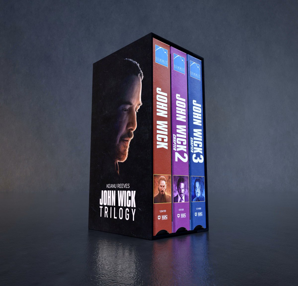 My newest custom VHS, #JohnWick VHS collection. #keanureeves
