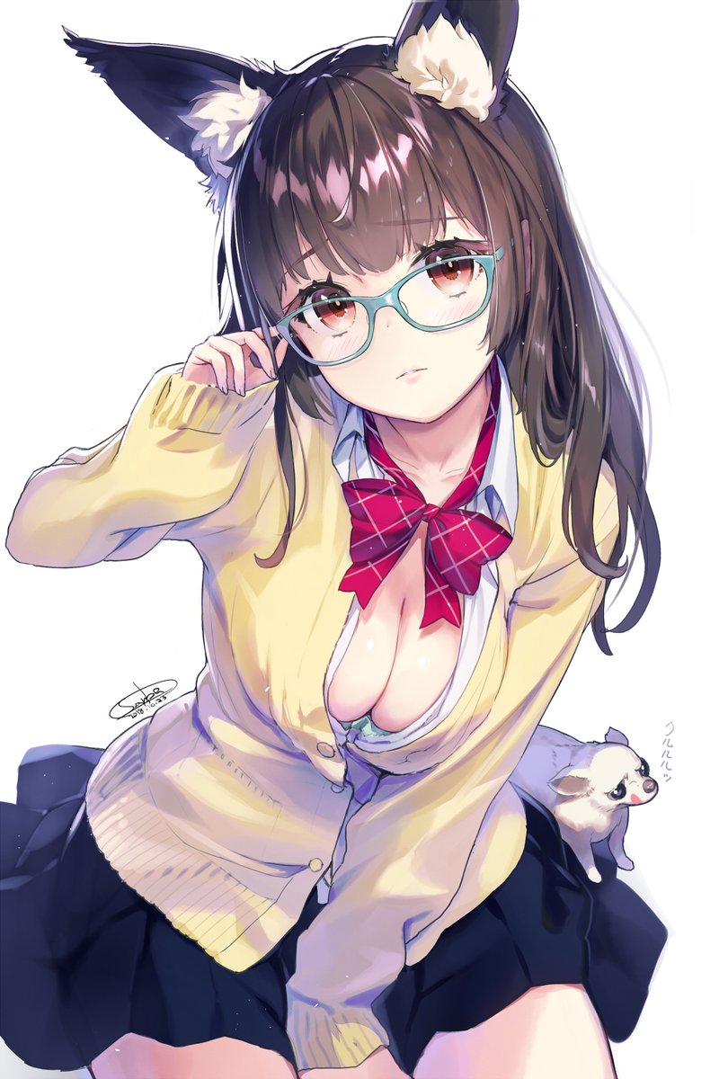 「二枚だけですが。
 #人類は眼鏡を欲している 」|さんば挿🐶のイラスト