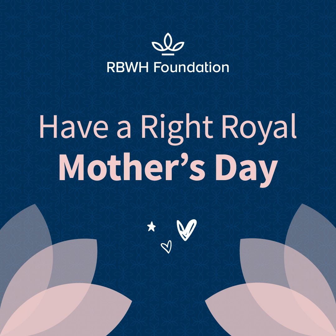 To all the incredible Mums out there, the team at the RBWH Foundation wish you a very Happy Mother’s Day—today and every day.
You are ROYALTY to us!
If you are a Royal Mum, or know of a Royal Mum, that hasn't registered visit buff.ly/35IdIPA #MothersDay #royalmum #love