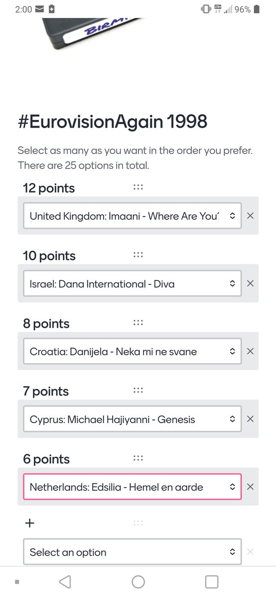 JonBlogcentric's tweet photo. @EurovisionAgain
Yes I did my pointage for #Eurovision1998
#ESC1998 #EurovisionAgain https://t.co/whwdoTS6U4