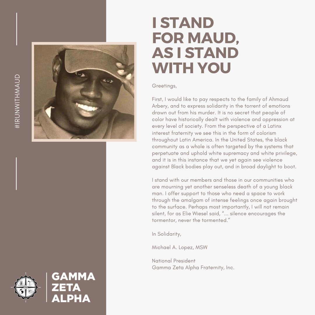 gammazetaalpha's tweet photo. I Stand For Maud, As I Stand With You - A letter from our National President. 

Link -> https://t.co/0DhkMqjRCu https://t.co/62TQnOGY4a